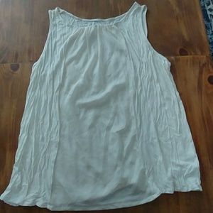 Dressy cream colored tank
